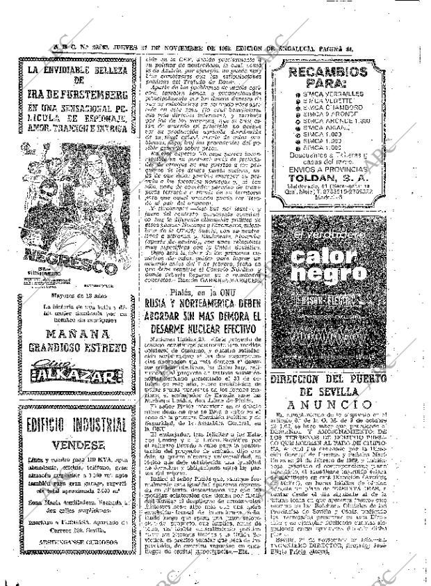 ABC SEVILLA 27-11-1969 página 34