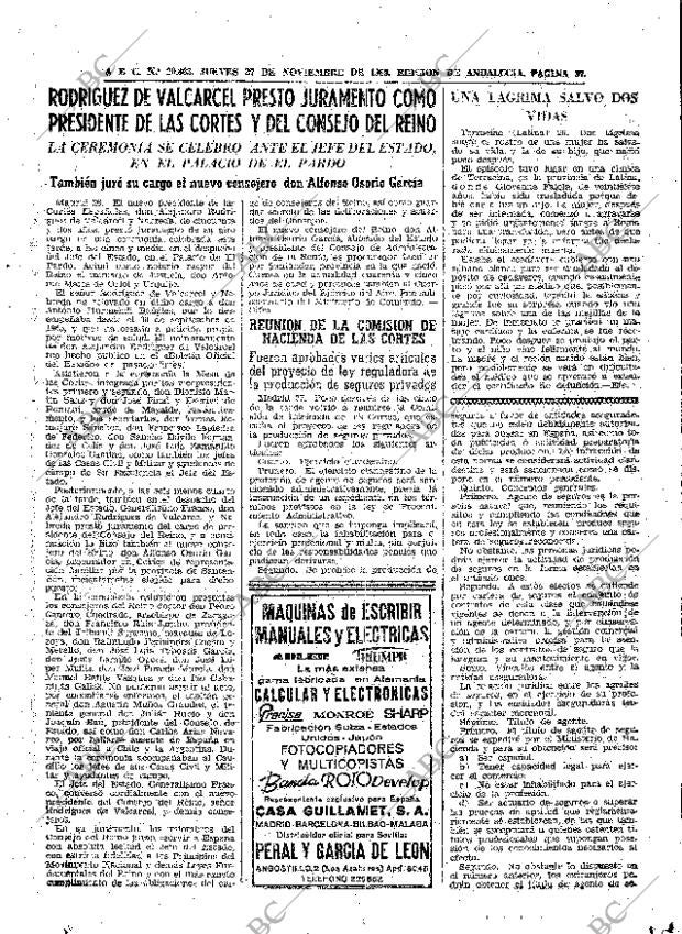 ABC SEVILLA 27-11-1969 página 37