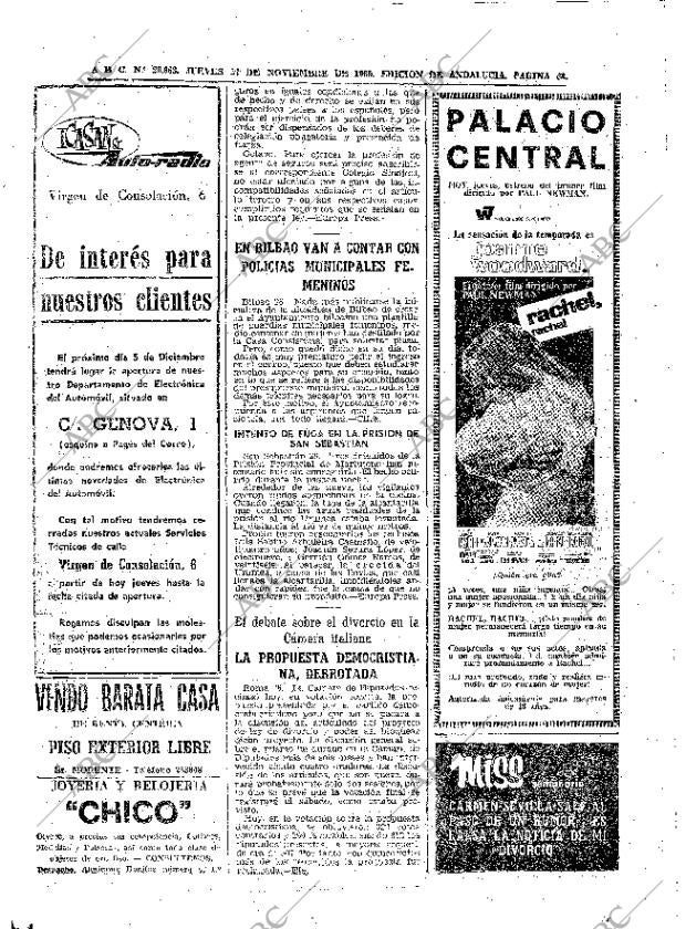 ABC SEVILLA 27-11-1969 página 38