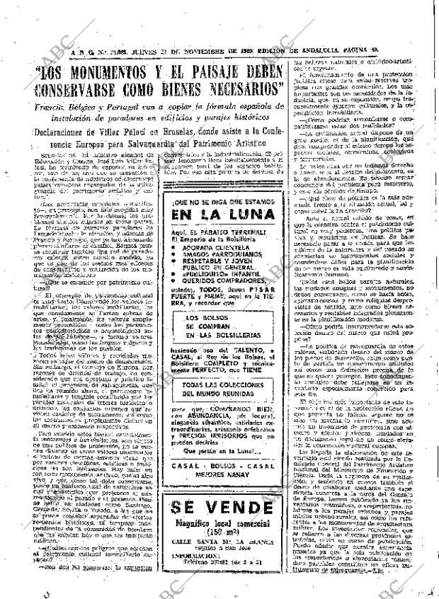 ABC SEVILLA 27-11-1969 página 39