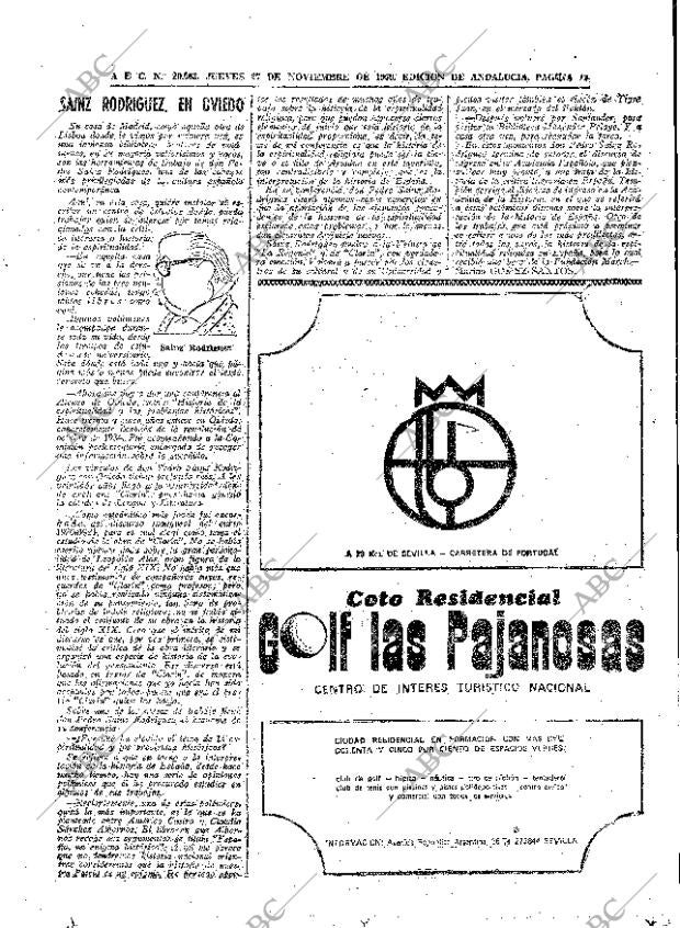 ABC SEVILLA 27-11-1969 página 43