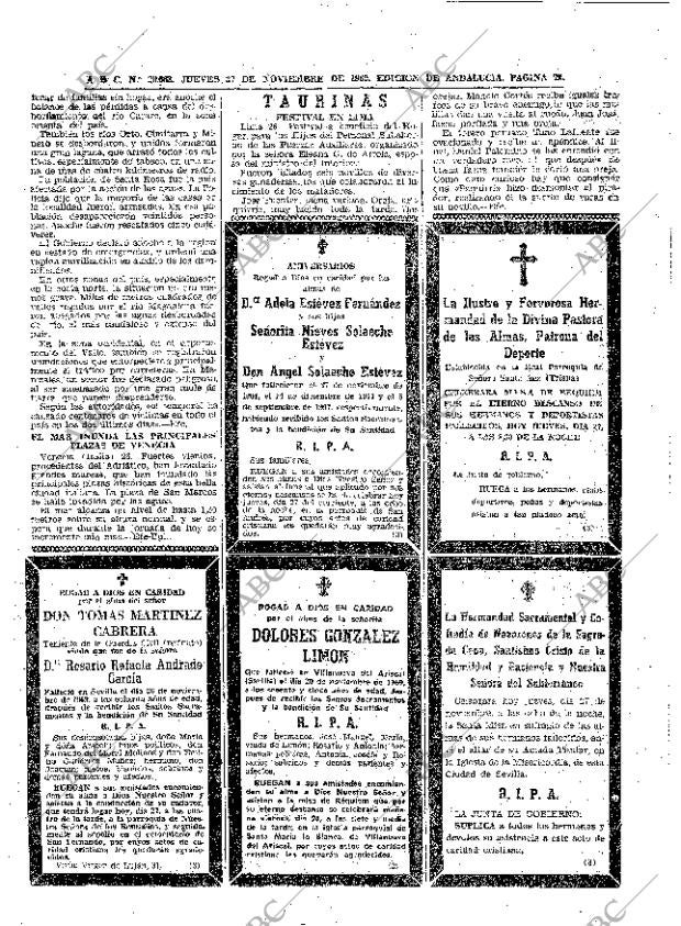 ABC SEVILLA 27-11-1969 página 72