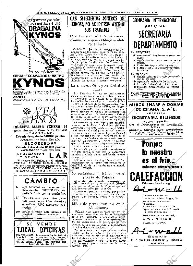 ABC MADRID 29-11-1969 página 46