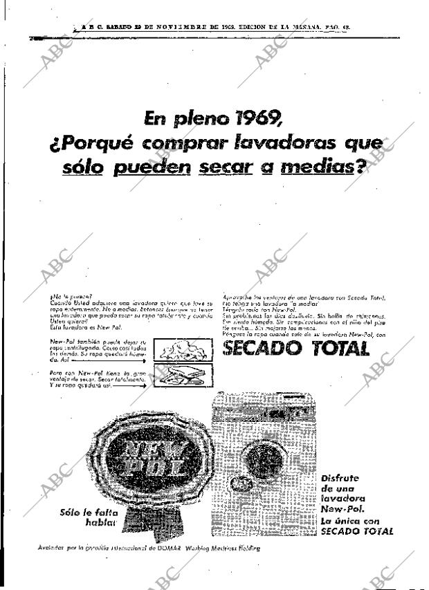 ABC MADRID 29-11-1969 página 48