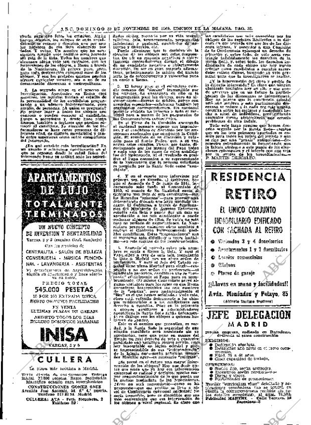 ABC MADRID 30-11-1969 página 32