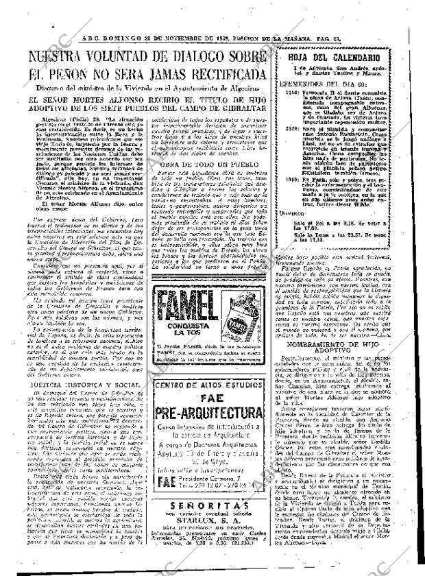 ABC MADRID 30-11-1969 página 33