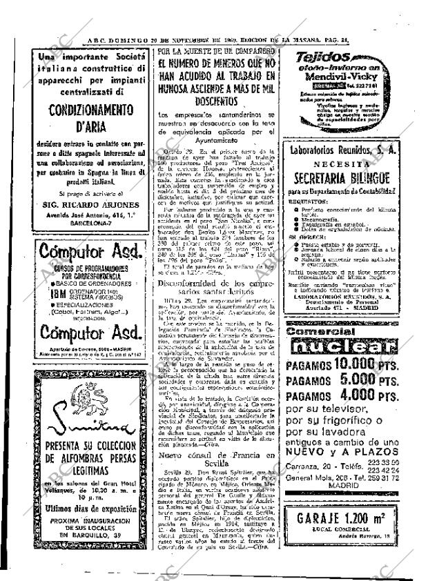 ABC MADRID 30-11-1969 página 34