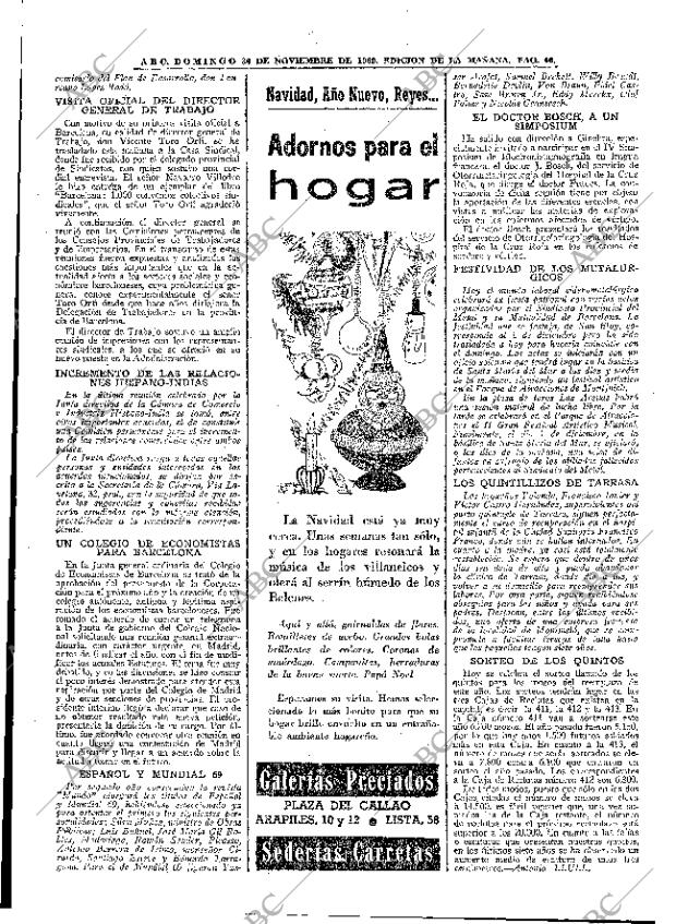 ABC MADRID 30-11-1969 página 40