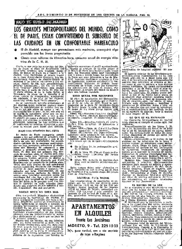 ABC MADRID 30-11-1969 página 45