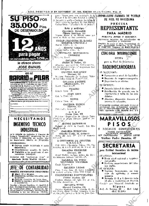 ABC MADRID 30-11-1969 página 52