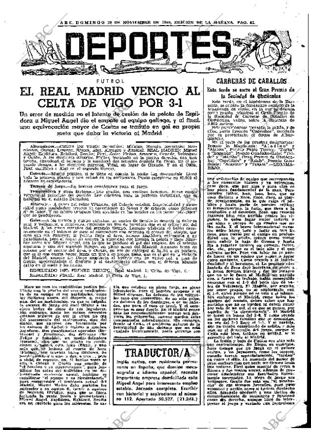 ABC MADRID 30-11-1969 página 63