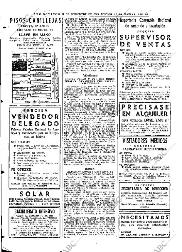 ABC MADRID 30-11-1969 página 66