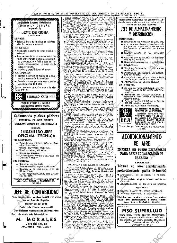 ABC MADRID 30-11-1969 página 82