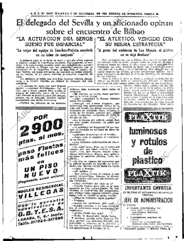 ABC SEVILLA 02-12-1969 página 57