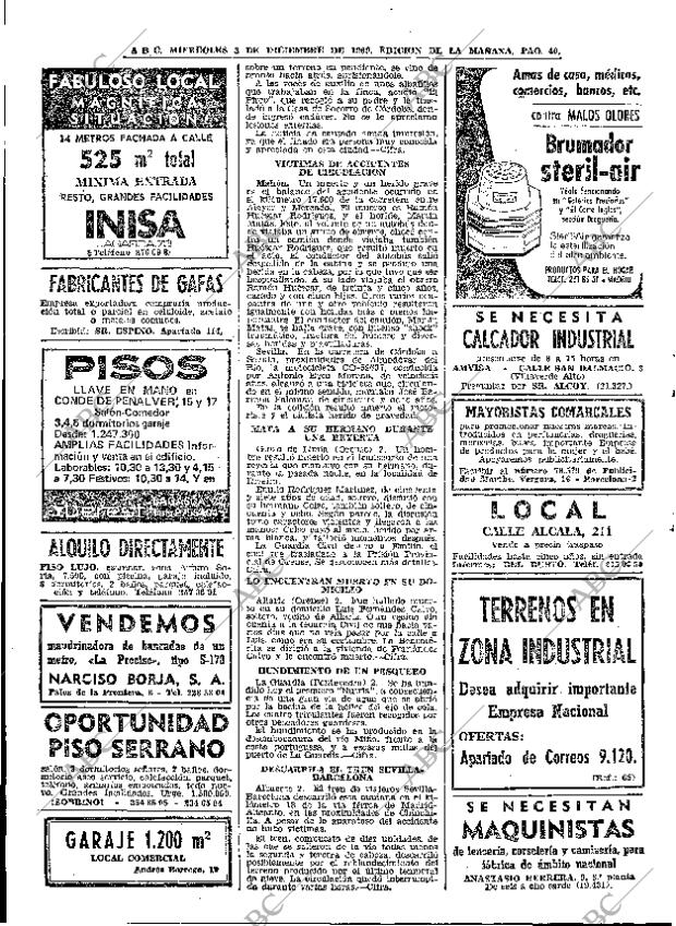 ABC MADRID 03-12-1969 página 40