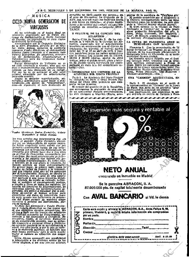 ABC MADRID 03-12-1969 página 81