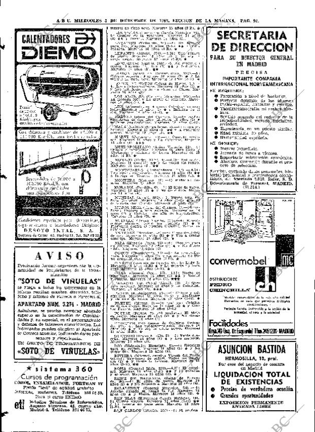 ABC MADRID 03-12-1969 página 92