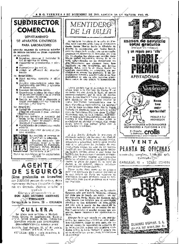 ABC MADRID 05-12-1969 página 62