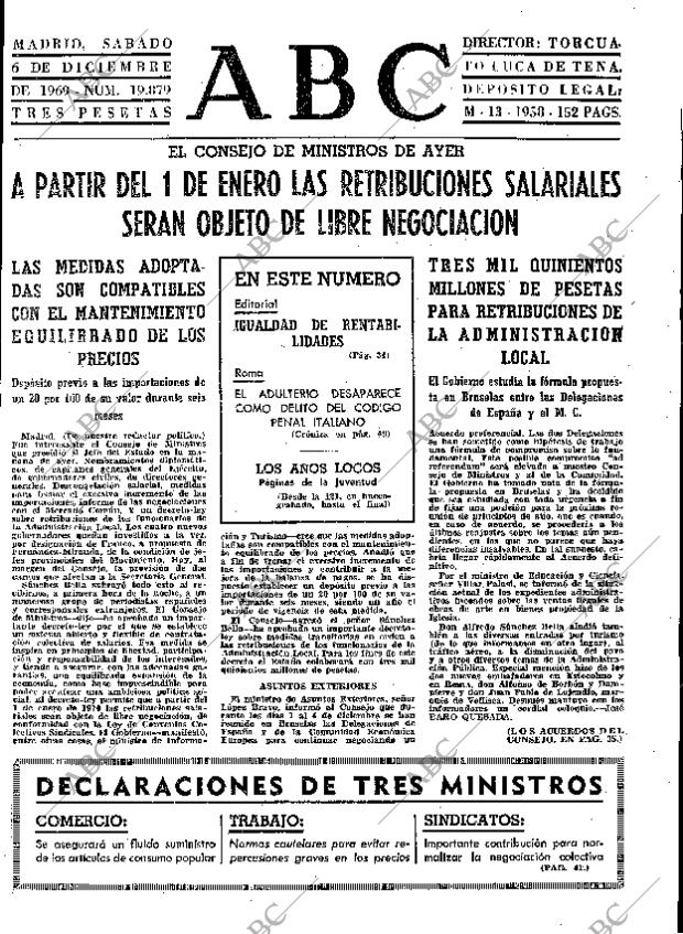 ABC MADRID 06-12-1969 página 33