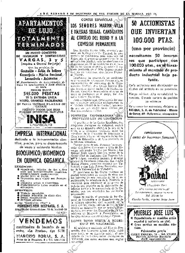 ABC MADRID 06-12-1969 página 40