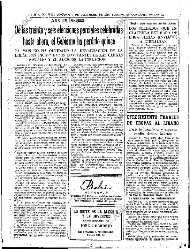 ABC SEVILLA 07-12-1969 página 33