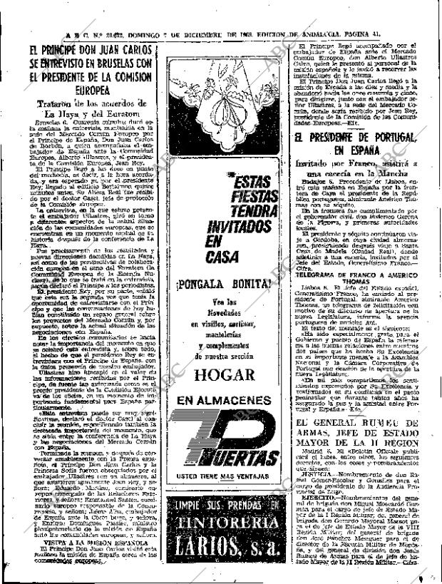 ABC SEVILLA 07-12-1969 página 41