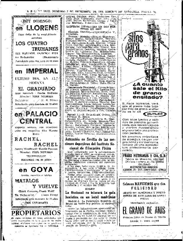 ABC SEVILLA 07-12-1969 página 70