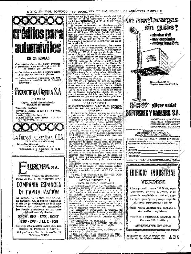 ABC SEVILLA 07-12-1969 página 84