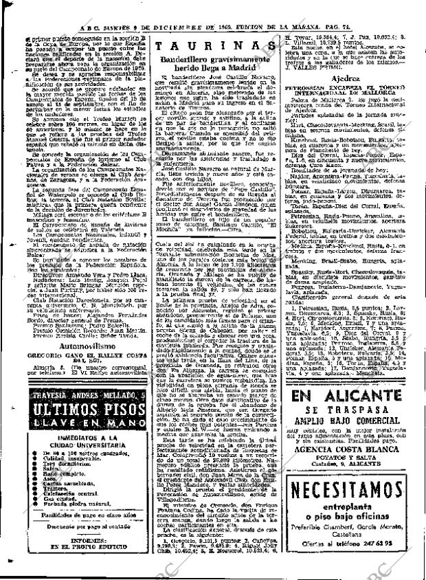 ABC MADRID 09-12-1969 página 74