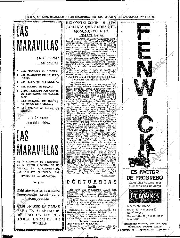 ABC SEVILLA 10-12-1969 página 52