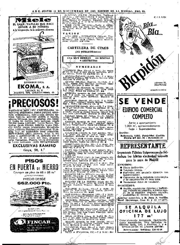 ABC MADRID 11-12-1969 página 89