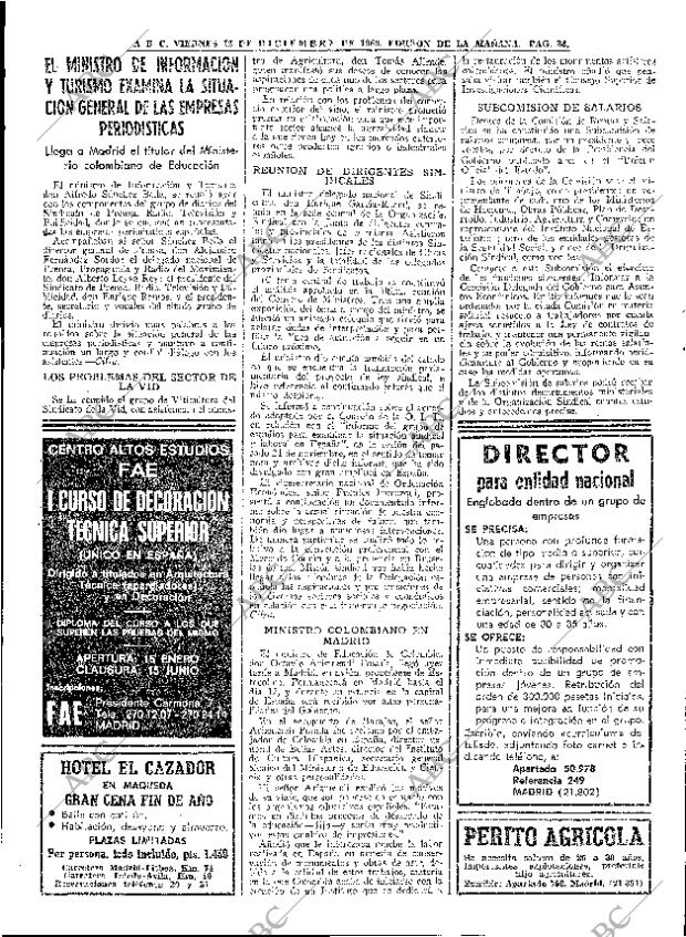 ABC MADRID 12-12-1969 página 34