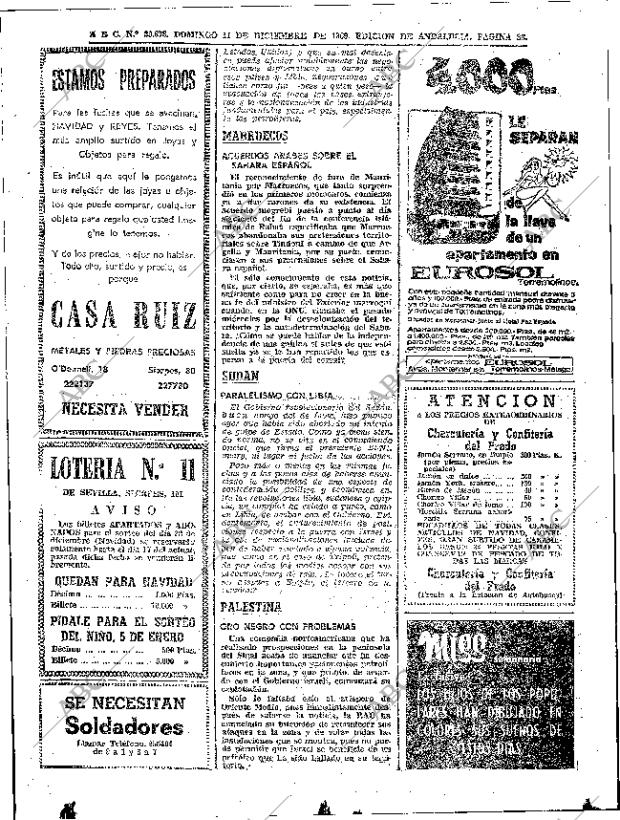 ABC SEVILLA 14-12-1969 página 38