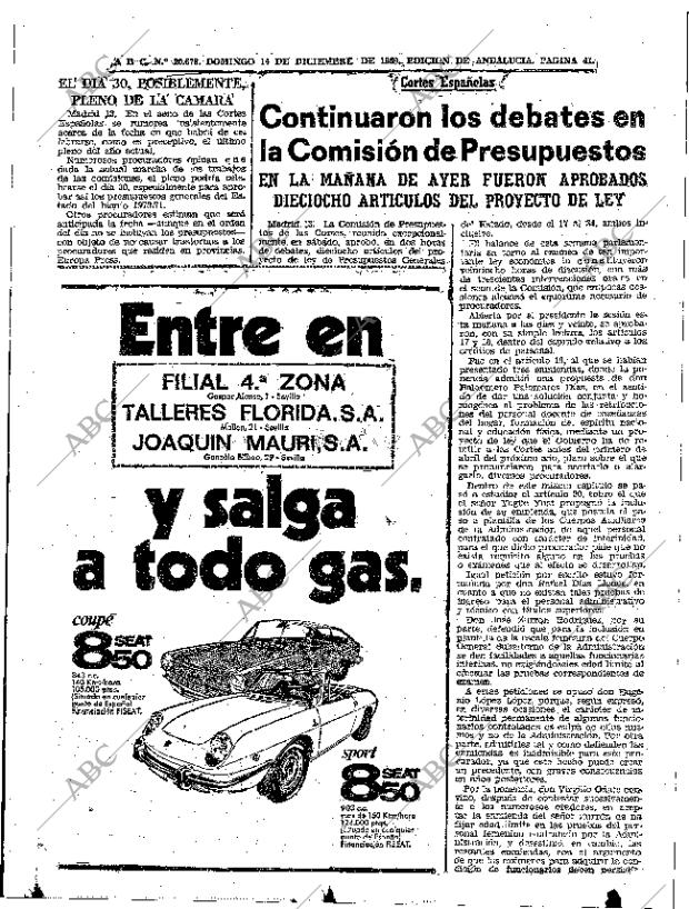 ABC SEVILLA 14-12-1969 página 41