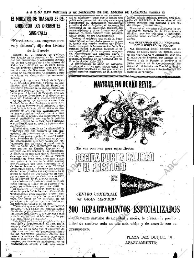 ABC SEVILLA 14-12-1969 página 43