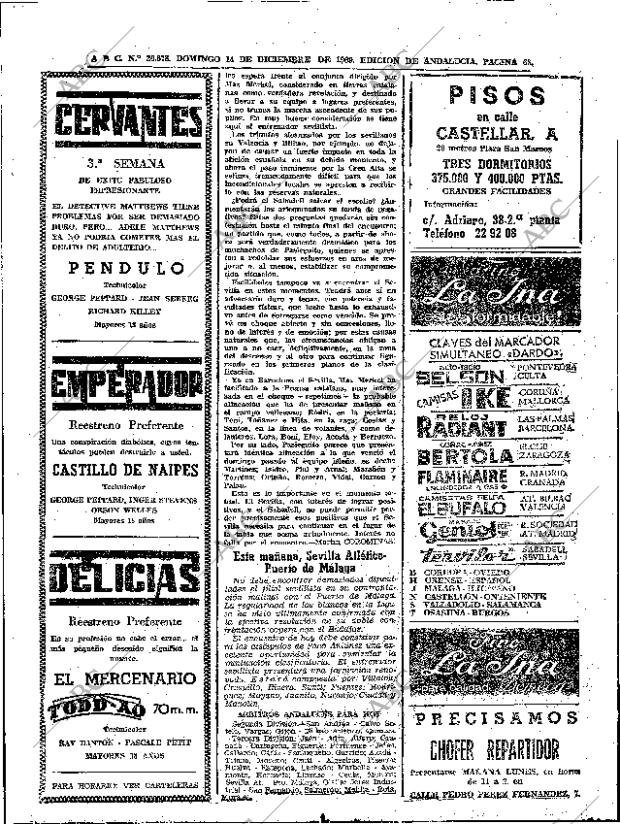 ABC SEVILLA 14-12-1969 página 68