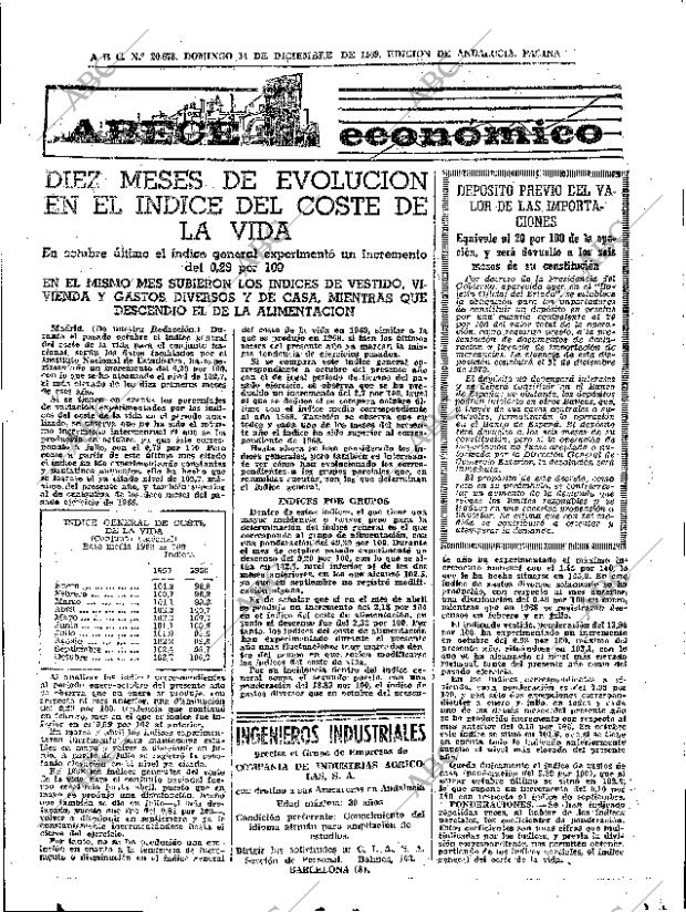 ABC SEVILLA 14-12-1969 página 87
