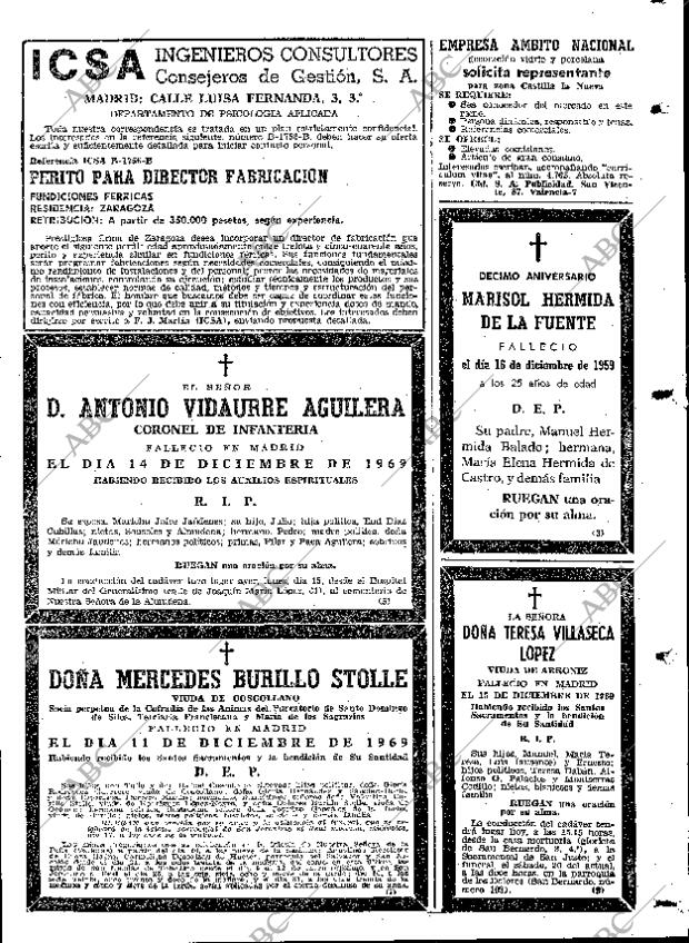 ABC MADRID 16-12-1969 página 107