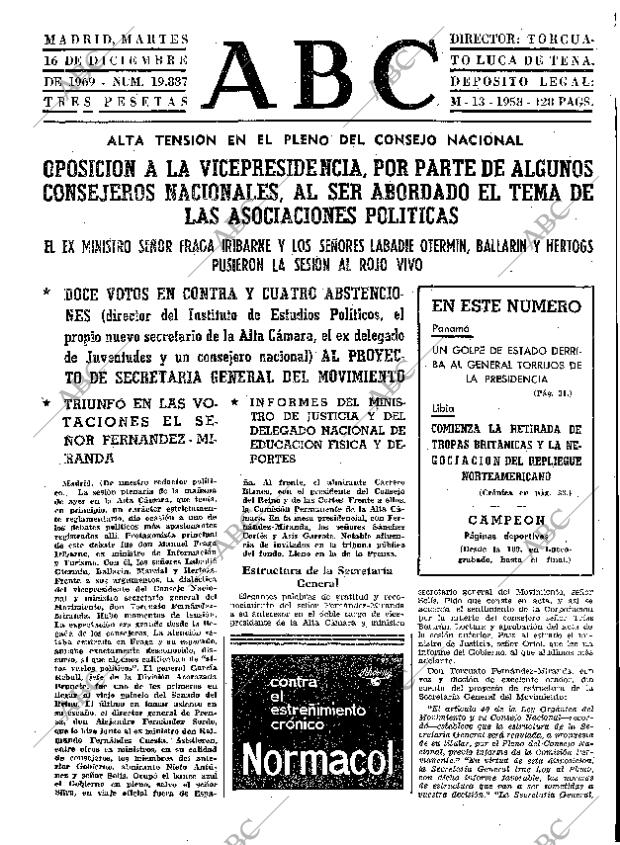 ABC MADRID 16-12-1969 página 21