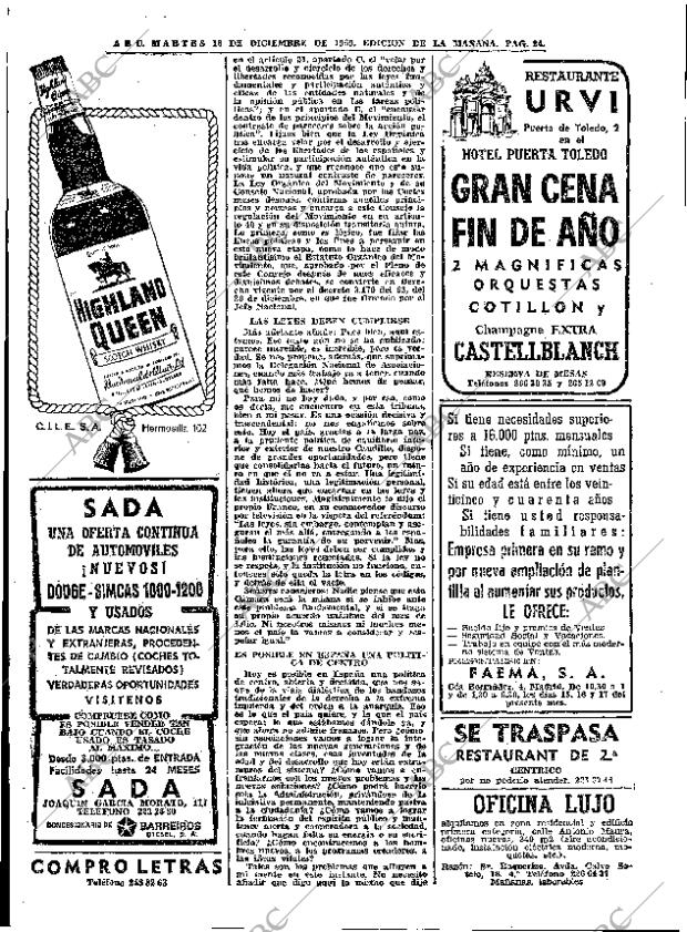 ABC MADRID 16-12-1969 página 24