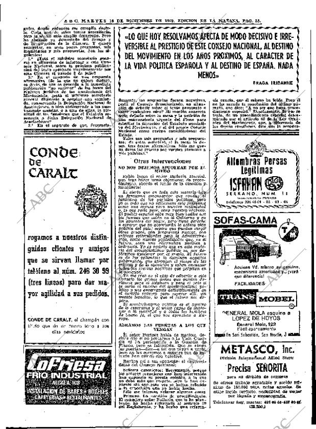 ABC MADRID 16-12-1969 página 25