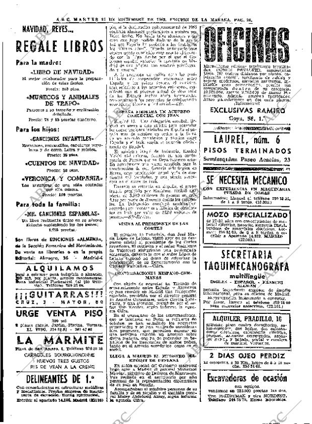 ABC MADRID 16-12-1969 página 28