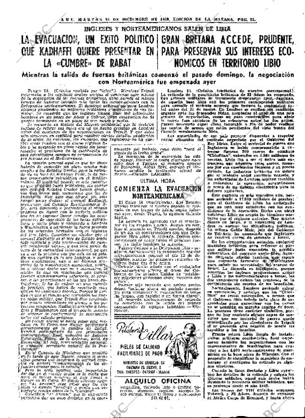 ABC MADRID 16-12-1969 página 33