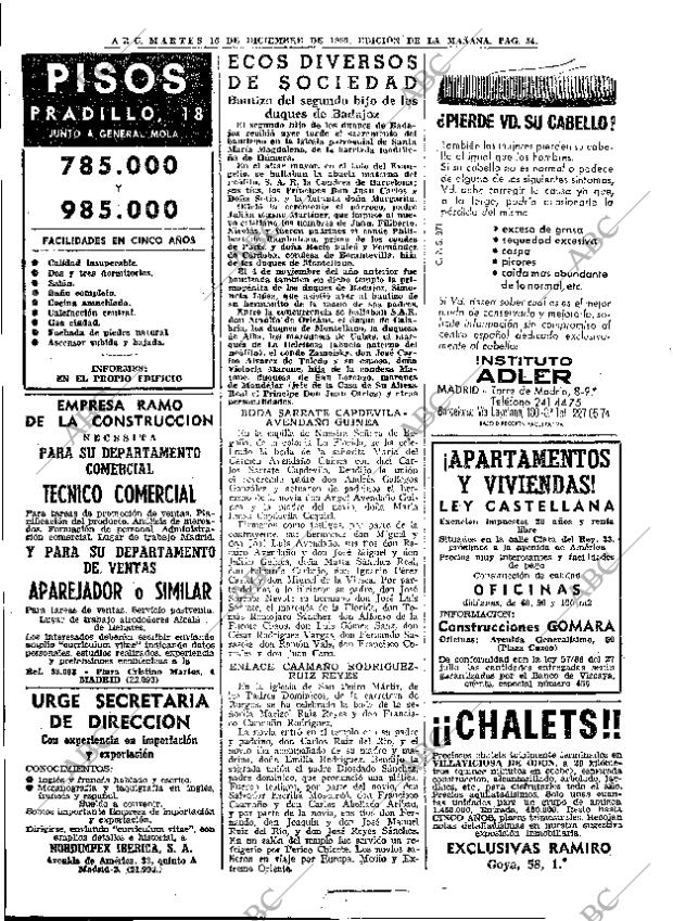ABC MADRID 16-12-1969 página 54