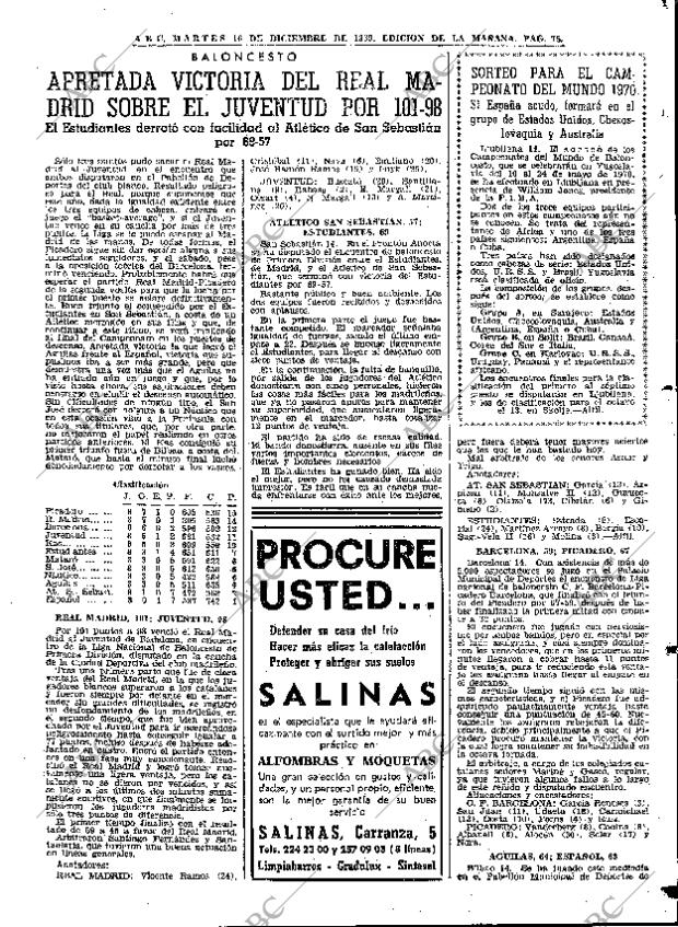 ABC MADRID 16-12-1969 página 75