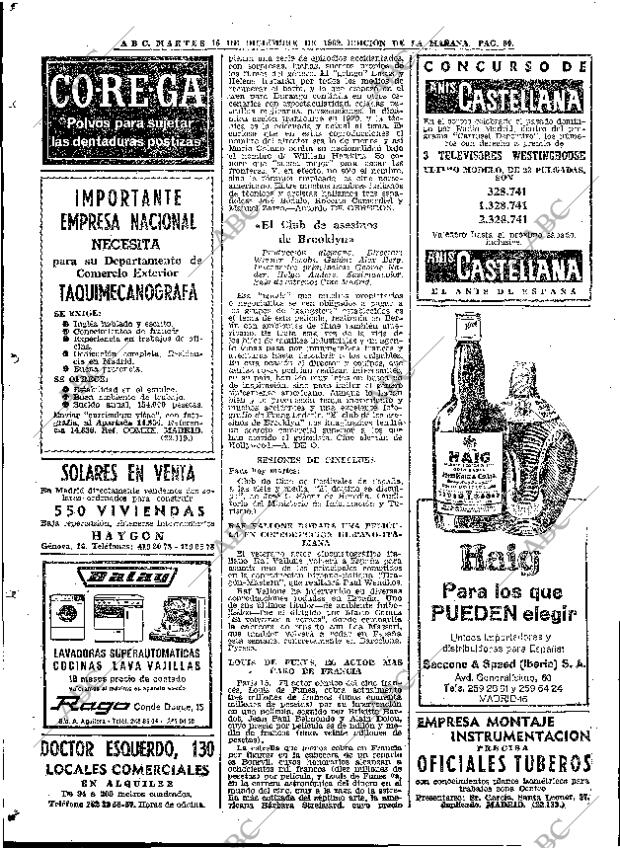 ABC MADRID 16-12-1969 página 80