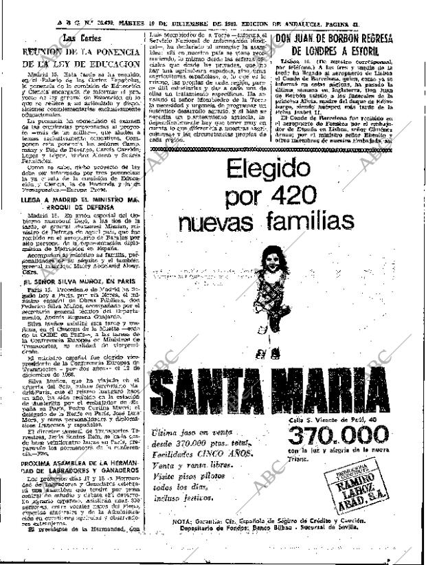ABC SEVILLA 16-12-1969 página 41