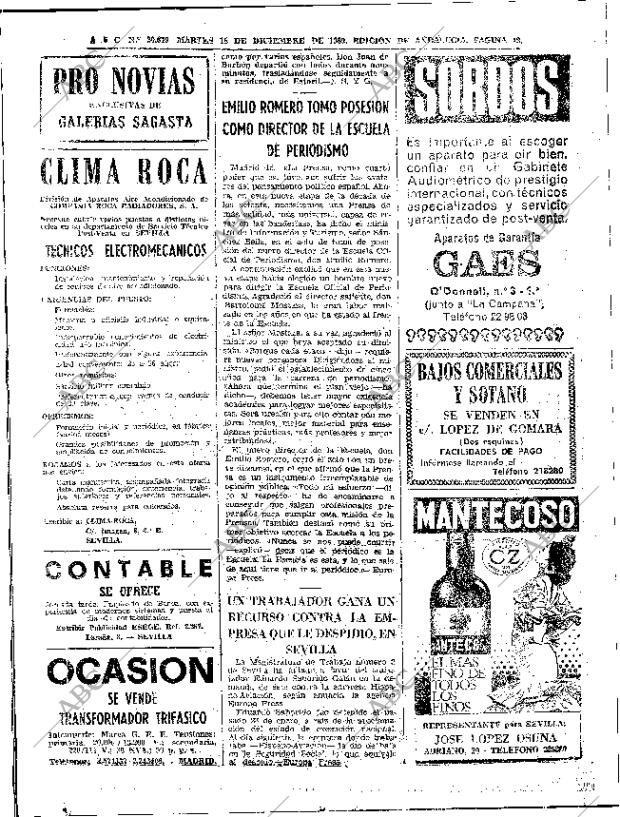 ABC SEVILLA 16-12-1969 página 42