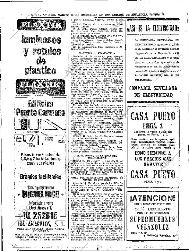 ABC SEVILLA 16-12-1969 página 70