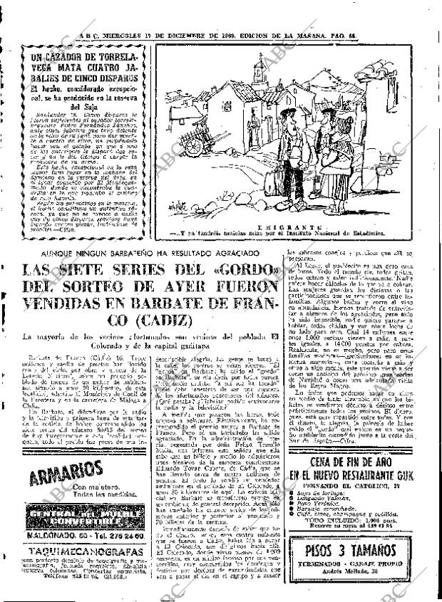 ABC MADRID 17-12-1969 página 55
